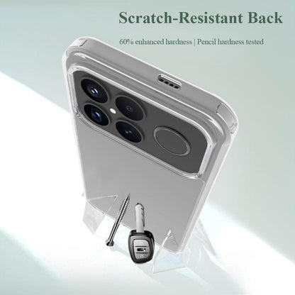 For Redmi K90 Pro Max LeReach TOC Clear Series Dual-Composite Armor TPU + Acrylic Shockproof Phone Case(Transparent)