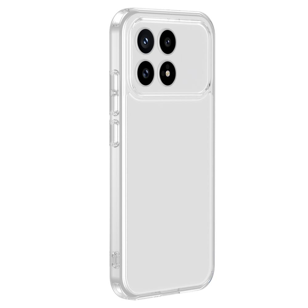 For Redmi K90/Poco F8 Pro 5G LeReach TOC Clear Series Dual-Composite Armor TPU + Acrylic Shockproof Phone Case(Transparent)