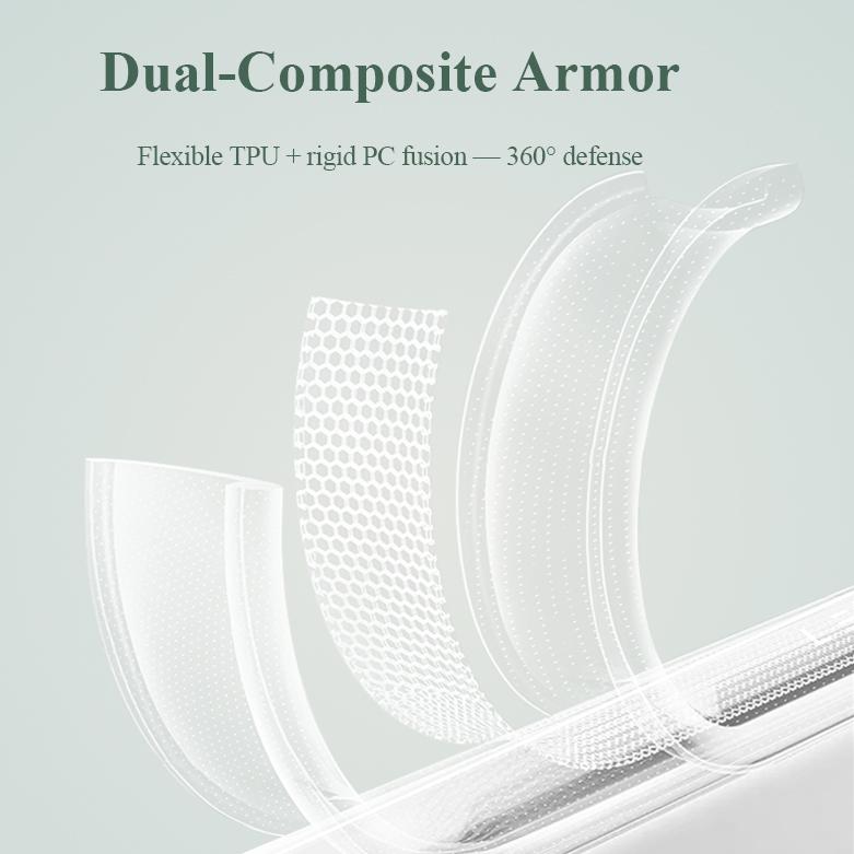For Redmi K90/Poco F8 Pro 5G LeReach TOC Clear Series Dual-Composite Armor TPU + Acrylic Shockproof Phone Case(Transparent)