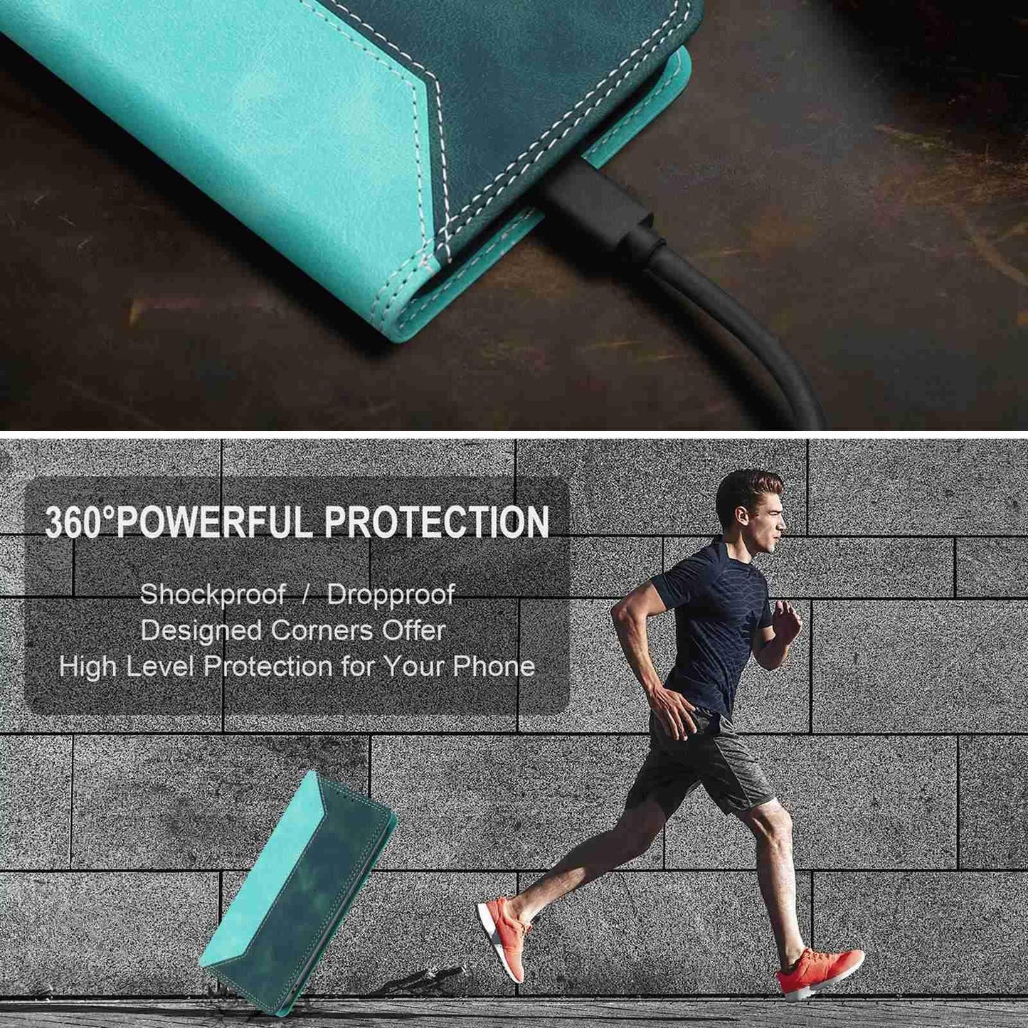 For Redmi K90 Pro Max / Poco F8 Ultra Skin Feel Two-tone RFID Blocking Vegan Leather Phone Case(Dark Green)