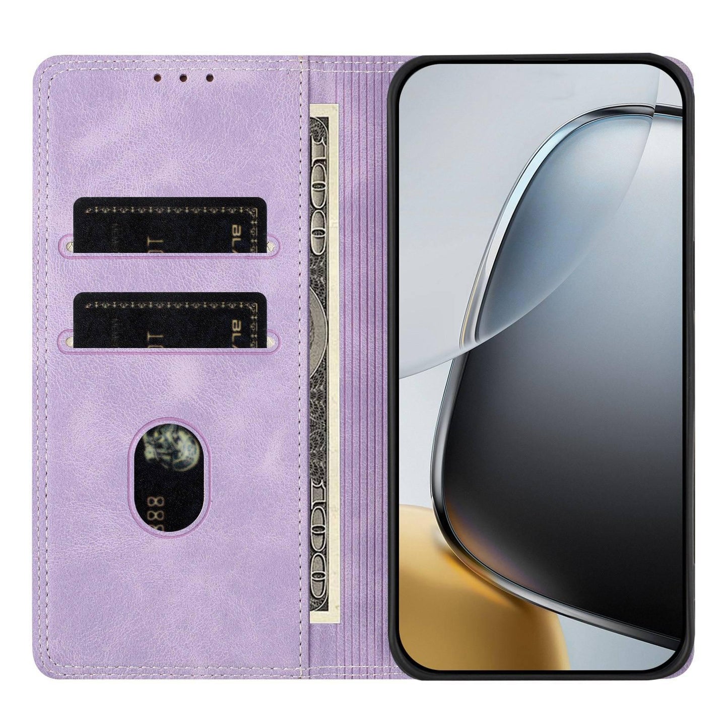 For Redmi K90 Pro Max / Poco F8 Ultra Skin Feel Two-tone RFID Blocking Vegan Leather Phone Case(Pink)