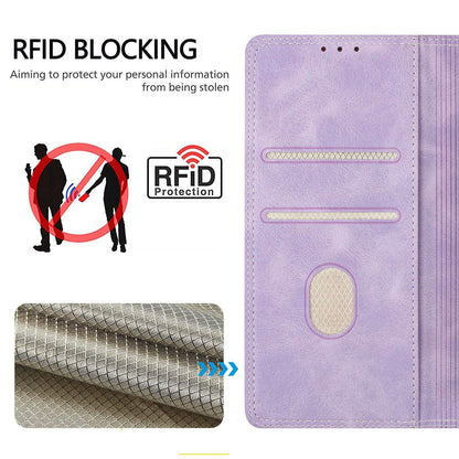 For Redmi K90 Pro Max / Poco F8 Ultra Skin Feel Two-tone RFID Blocking Vegan Leather Phone Case(Pink)