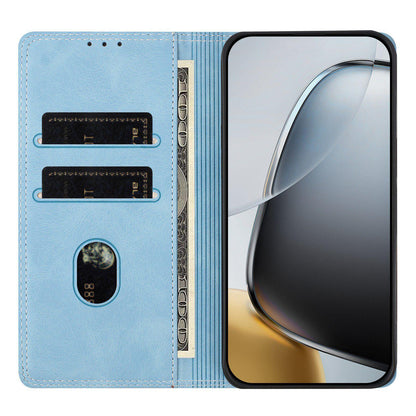 For Redmi K90 Pro Max / Poco F8 Ultra Skin Feel Two-tone RFID Blocking Vegan Leather Phone Case(Purple)