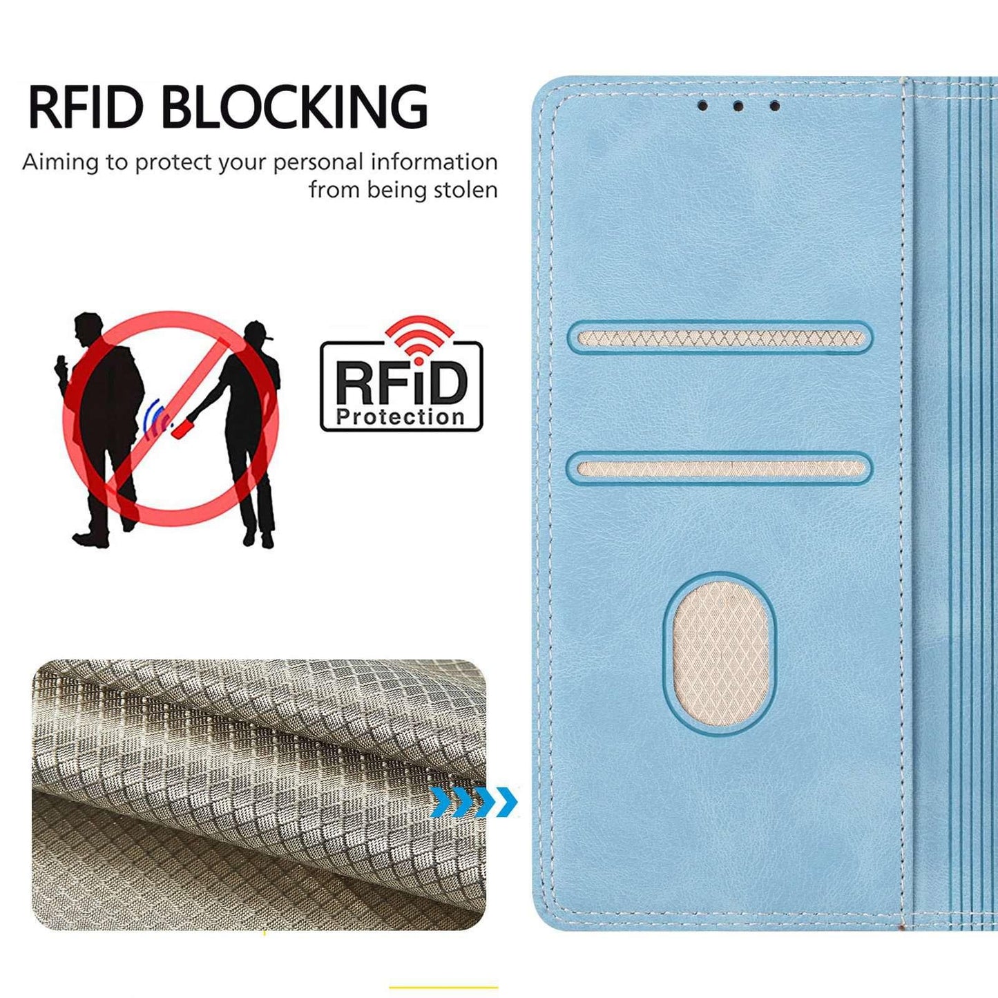 For Redmi K90 Pro Max / Poco F8 Ultra Skin Feel Two-tone RFID Blocking Vegan Leather Phone Case(Purple)