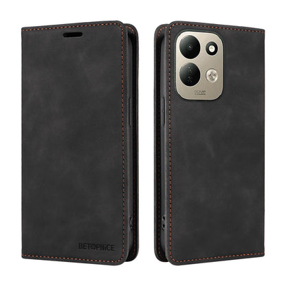 For Redmi 17 5G / 4G Global 170mm BETOPNICE Suction RFID Anti-theft Leather Phone Case(Black)
