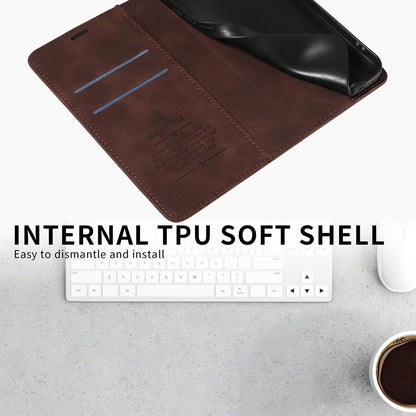 For Redmi Note 17 Pro+ 5G Global 163mm BETOPNICE Suction RFID Anti-theft Leather Phone Case(Brown)