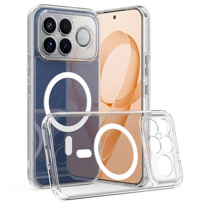 For Redmi K90 Pro Max / Poco F8 Ultra MagSafe Clear Acrylic PC Hybrid TPU Phone Case(Transparent)