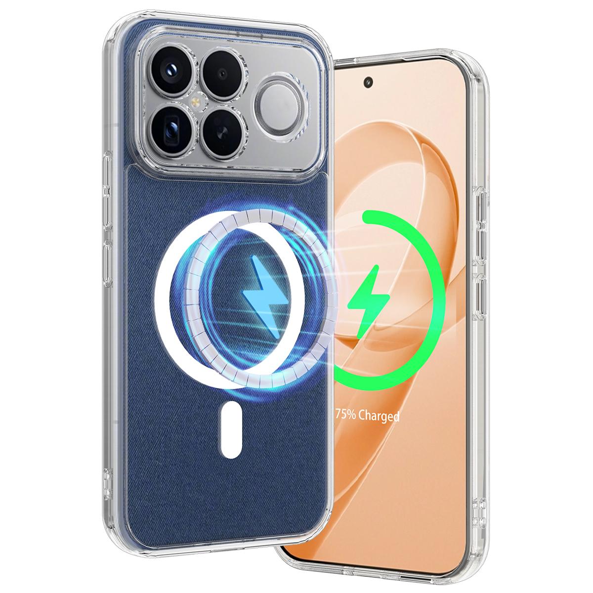 For Redmi K90 Pro Max / Poco F8 Ultra MagSafe Clear Acrylic PC Hybrid TPU Phone Case(Transparent)