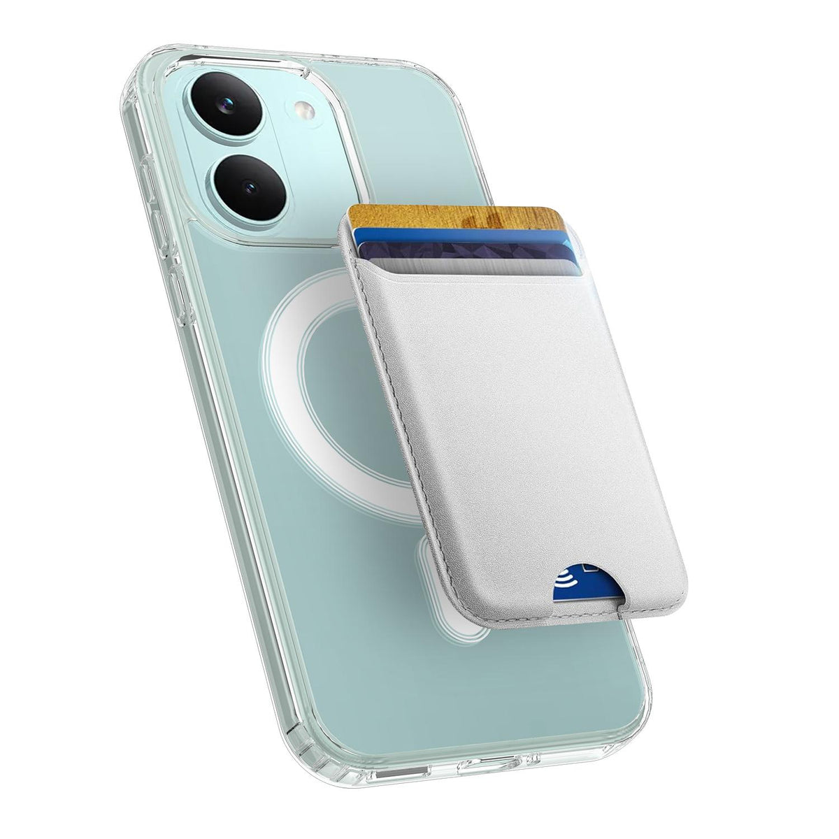 For Redmi Turbo 5 / Poco X8 Pro 5G MagSafe Clear Acrylic PC Hybrid TPU Phone Case - Transparent - EDA009450808A