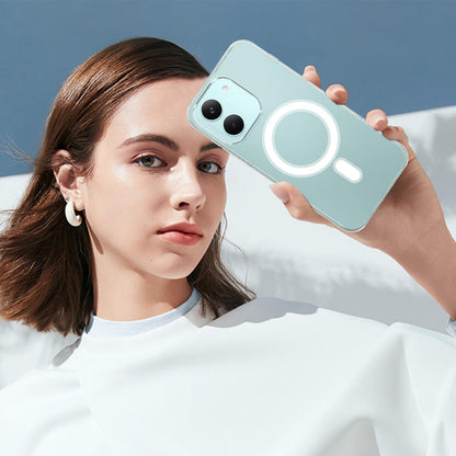 For Redmi Turbo 5 / Poco X8 Pro 5G MagSafe Clear Acrylic PC Hybrid TPU Phone Case - Transparent - EDA009450808A