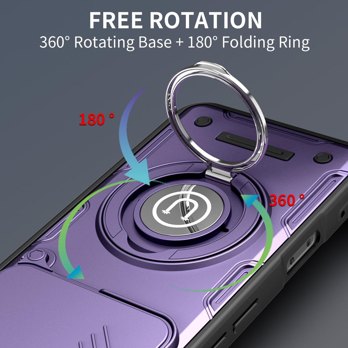 For Infinix Note 60 / Note 60 Pro 5G Sliding Camshield Holder Magnetic Phone Case - Black - EDA009470707D