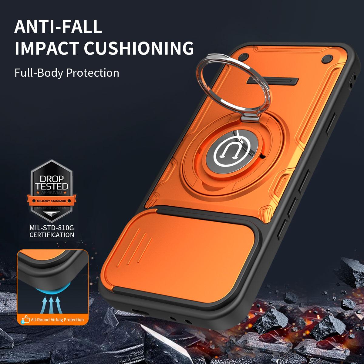 For Infinix Note Edge 5G Sliding Camshield Holder Magnetic Phone Case - Royal Blue - EDA009470708B
