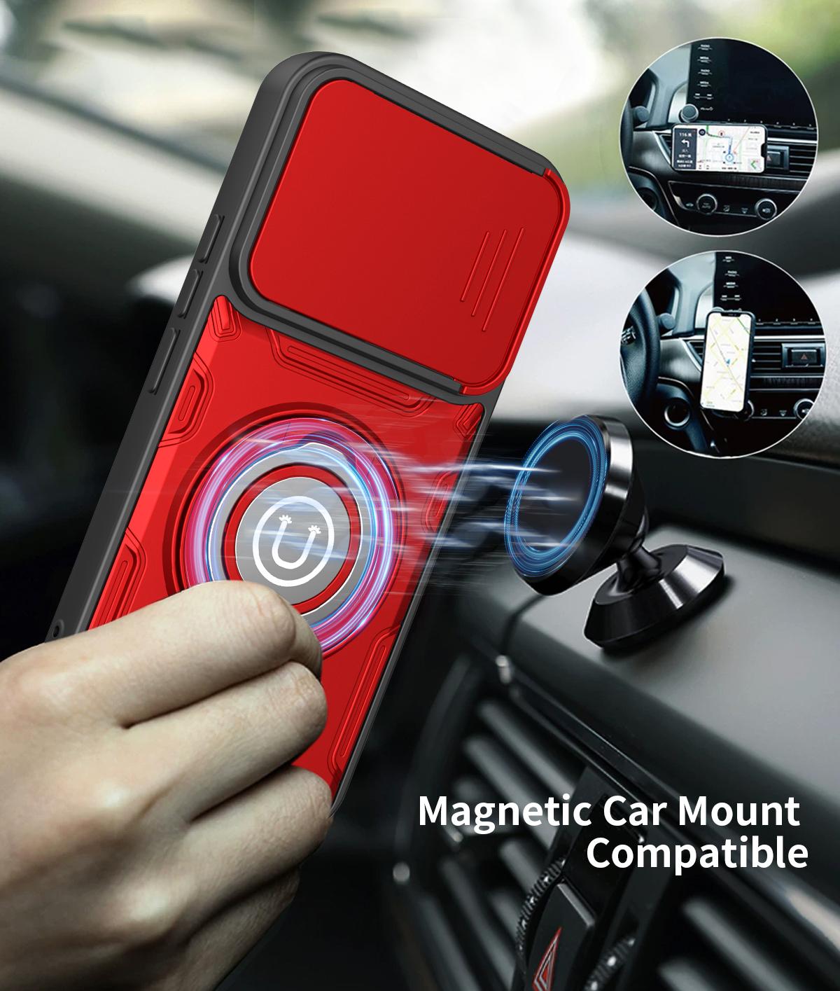 For vivo V70 / V70 Elite / S50 5G Sliding Camshield Holder Magnetic Phone Case - Royal Blue - EDA009471111B