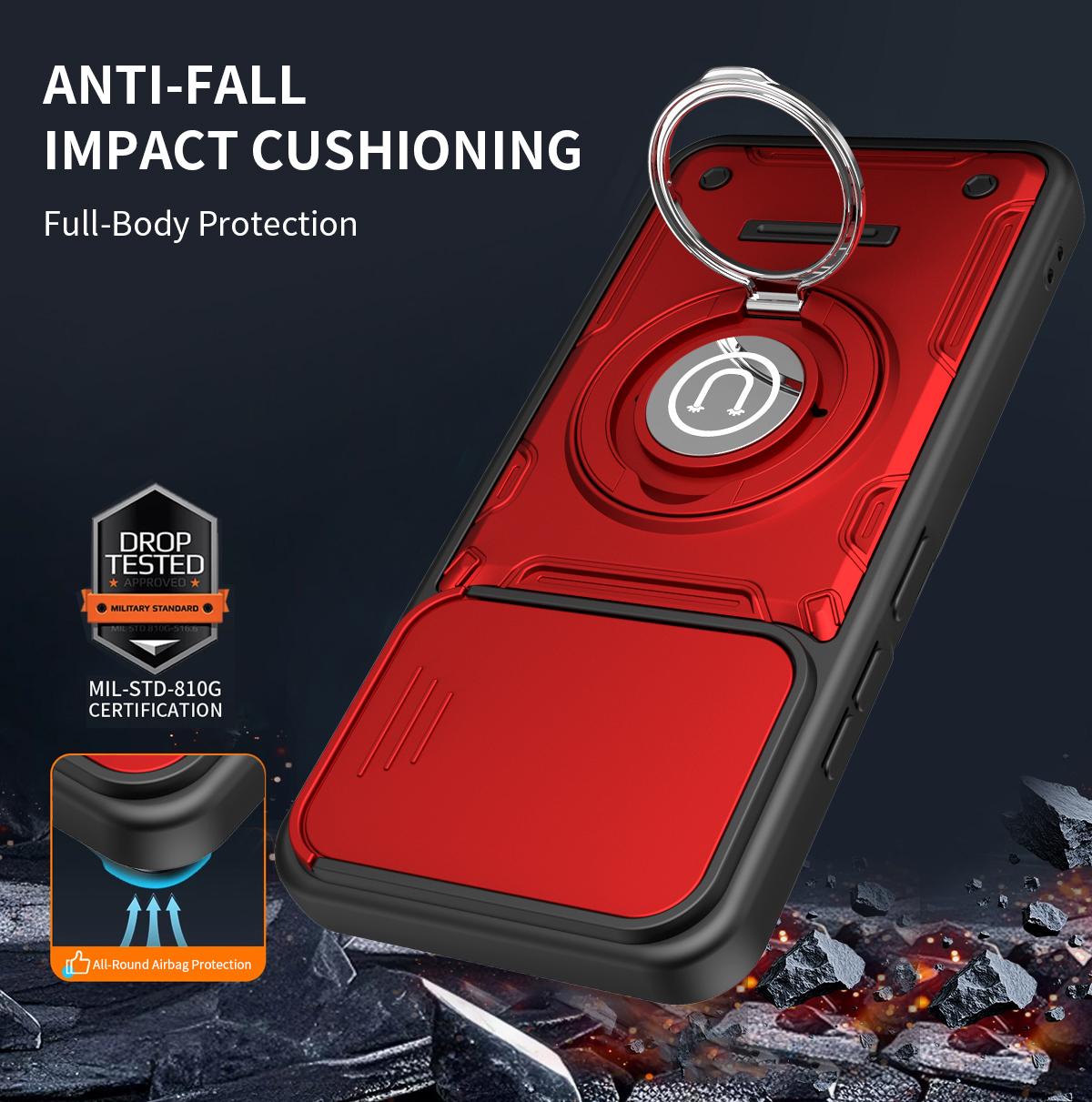 For vivo V70 / V70 Elite / S50 5G Sliding Camshield Holder Magnetic Phone Case - Purple - EDA009471111C