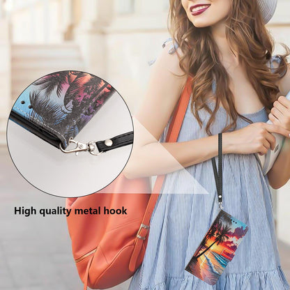 For Xiaomi 17T Pro 5G Painted Pattern Vegan Leather Phone Case with Strap - Hawaii - EDA009475225C