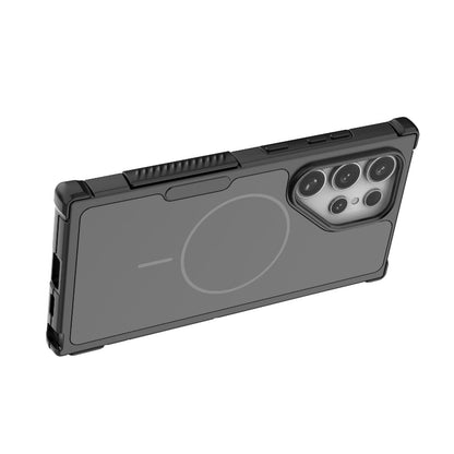 For Galaxy S24 Ultra 5G Heat Dissipation Air Shockproof TPU + PC Magsafe Phone Case - Blue - EDA009498108C