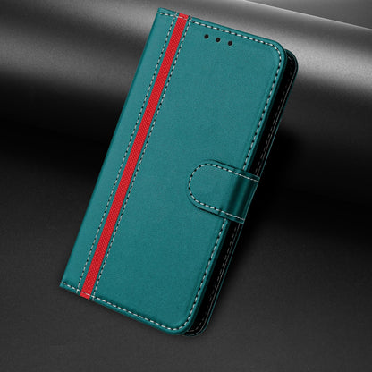 For Redmi K90 Pro Max 5G / Poco F8 Ultra Color Block Card Slots Vegan Leather Phone Case(Green)