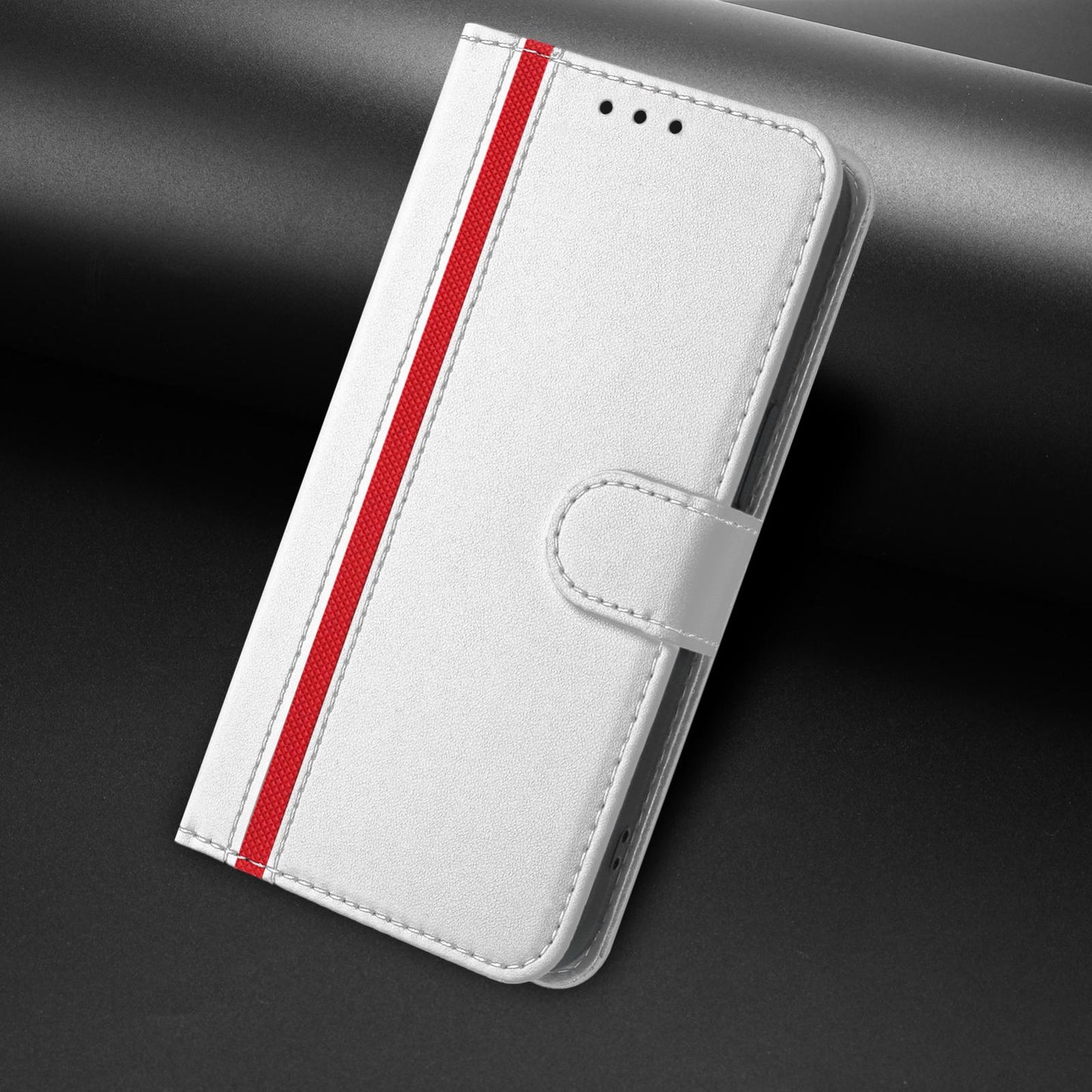 For Redmi K90 Pro Max 5G / Poco F8 Ultra Color Block Card Slots Vegan Leather Phone Case(Silver)
