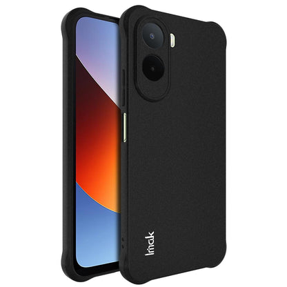 For Redmi A7 Pro 171mm / Poco C85x 5G imak Shockproof Airbag TPU Phone Case - Matte Black - EDA009526002A