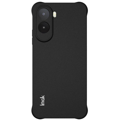 For Redmi A7 Pro 171mm / Poco C85x 5G imak Shockproof Airbag TPU Phone Case - Matte Black - EDA009526002A
