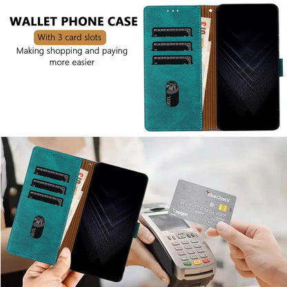 For Redmi K90 ProMax / Poco F8 Ultra 5G Color Matching Buckle Clasp Vegan Leather Phone Case(Green)
