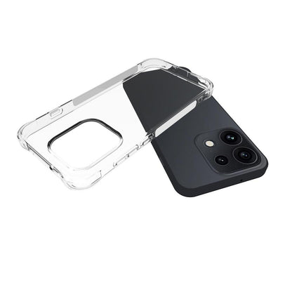 For OPPO Reno16 / Reno16 Pro 5G Global WANLONFENG Transparent Four-Corner Shockproof TPU Phone Case with Screen Film - Transparent - EDA009574713A