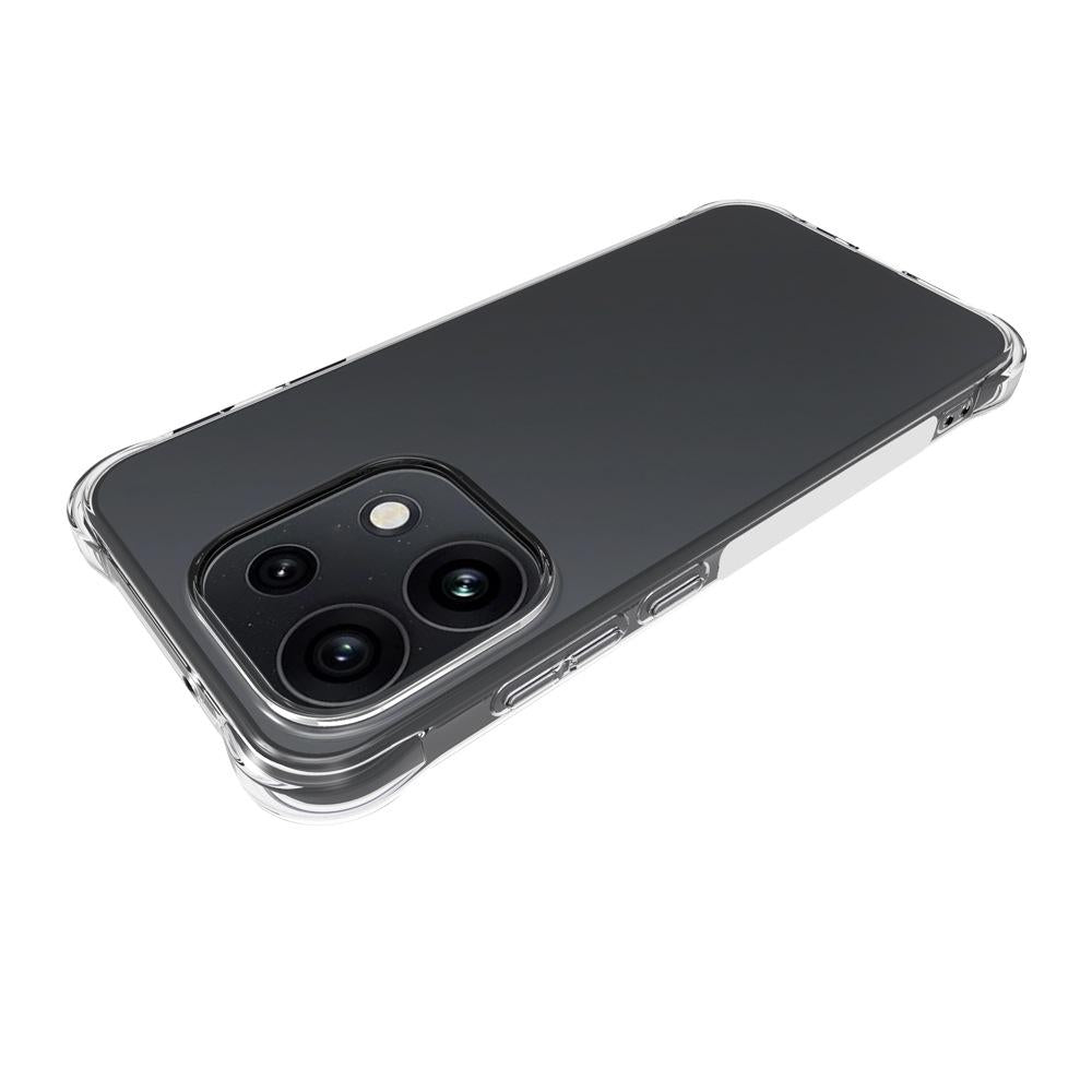 For OPPO Reno16 / Reno16 Pro 5G Global WANLONFENG Transparent Four-Corner Shockproof TPU Phone Case with Screen Film - Transparent - EDA009574713A