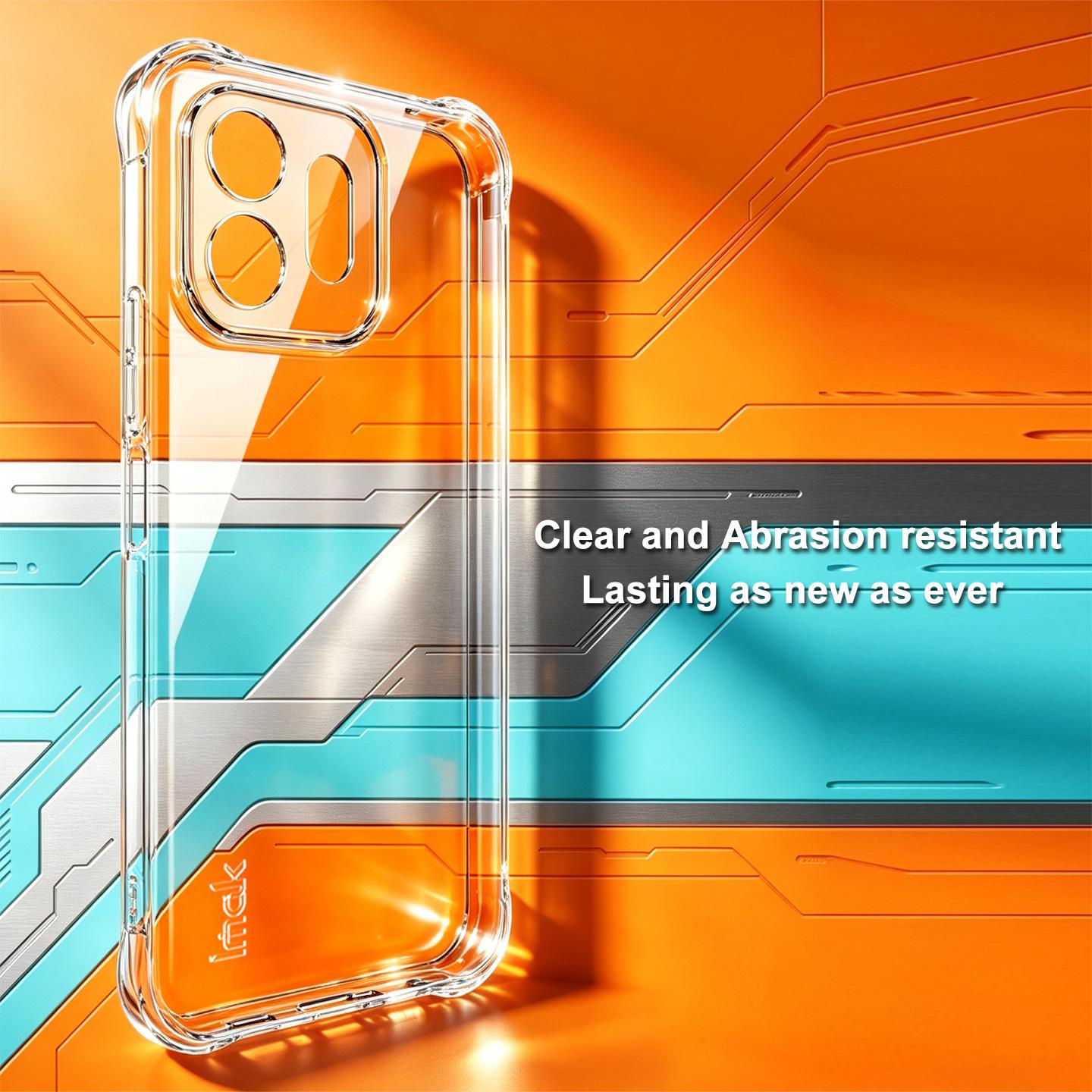 For OnePlus N6 4G imak Shockproof Airbag TPU Phone Case(Transparent)