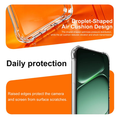 For OnePlus N6 4G imak Shockproof Airbag TPU Phone Case(Transparent)