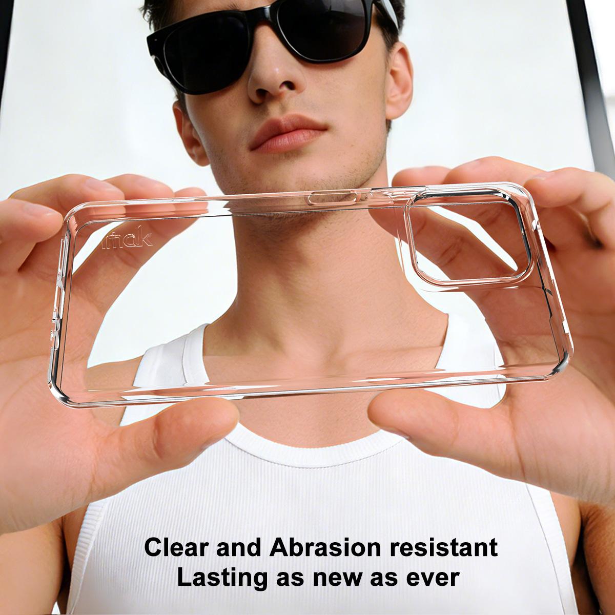 For Motorola Moto G37 Power 5G imak UX-10 Series Transparent Shockproof TPU Phone Case - Transparent - EDA009604104A