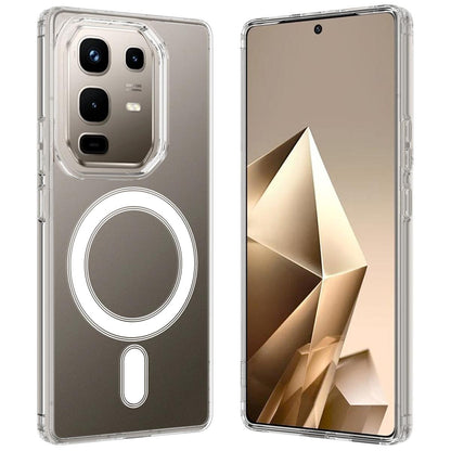 For Infinix  Note 50 Pro+ 5G MagSafe Clear Acrylic PC Hybrid TPU Phone Case - Transparent - EDA009620006A