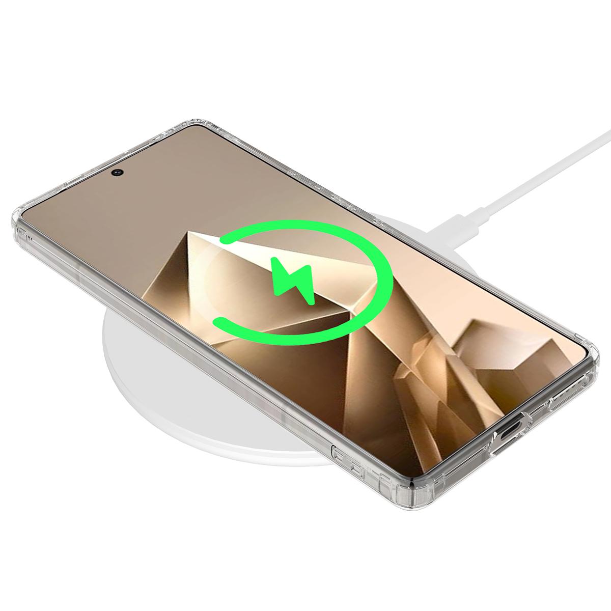 For Infinix  Note 50 Pro+ 5G MagSafe Clear Acrylic PC Hybrid TPU Phone Case - Transparent - EDA009620006A