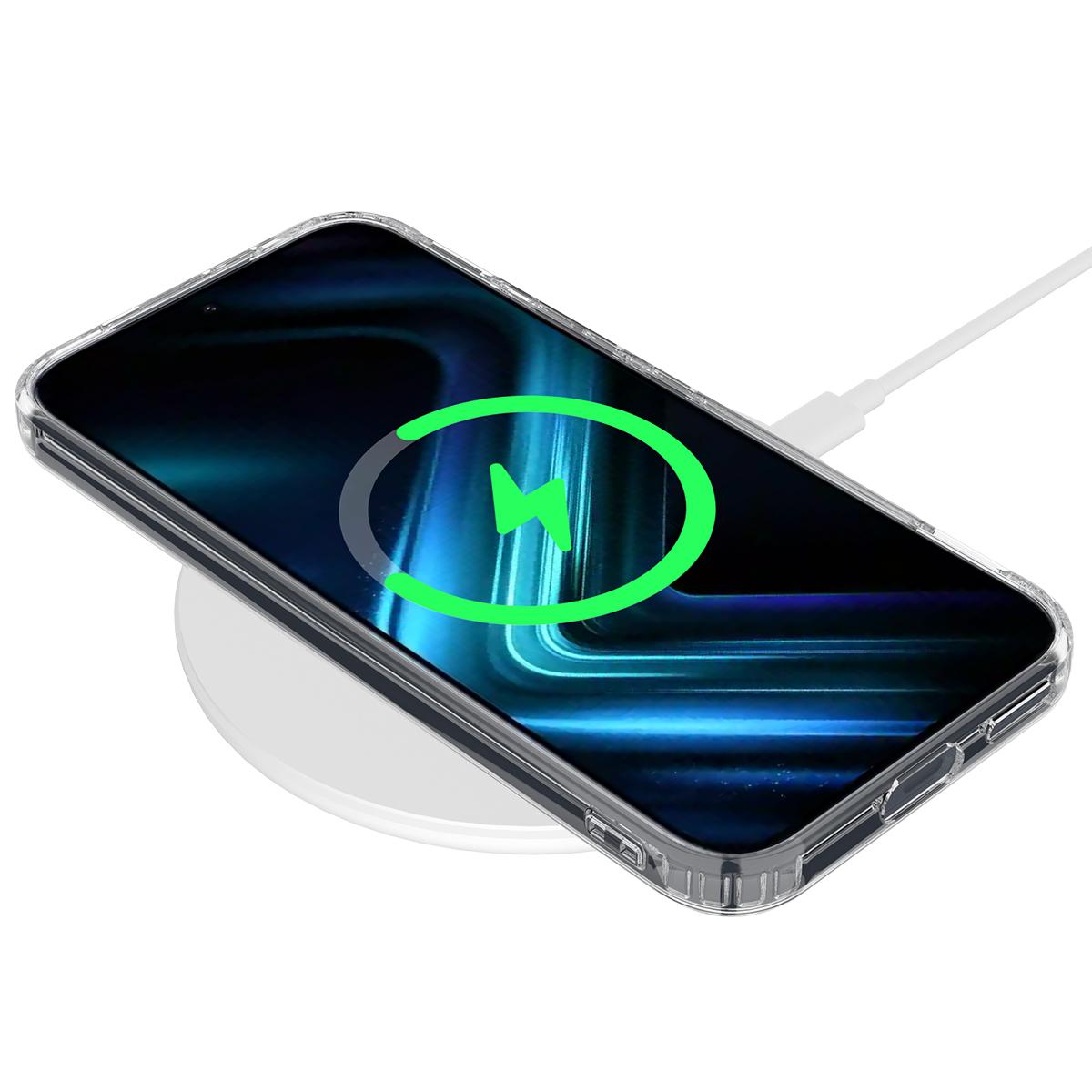For Infinix GT 50 Pro 5G MagSafe Clear Acrylic PC Hybrid TPU Phone Case - Transparent - EDA009620008A