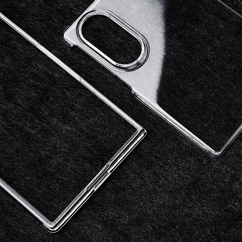 For Galaxy Z Fold8 5G Transparent High-definition Two-stage PC Phone Case - Default - EDA009637803