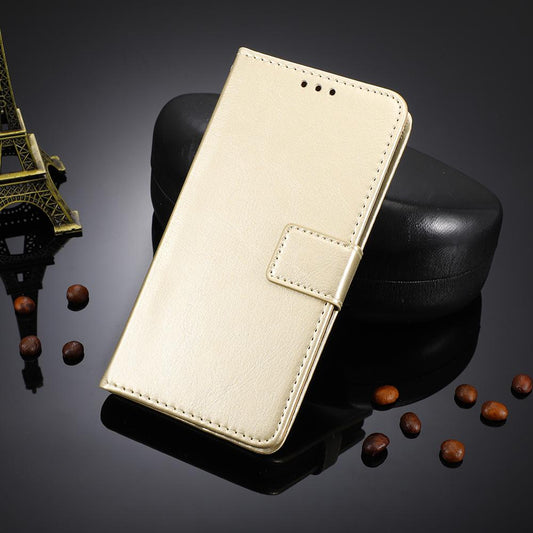 For Xiaomi 17T Pro 5G Retro Crazy Horse Texture Vegan Leather Phone Case - Gold - EDA009638103C