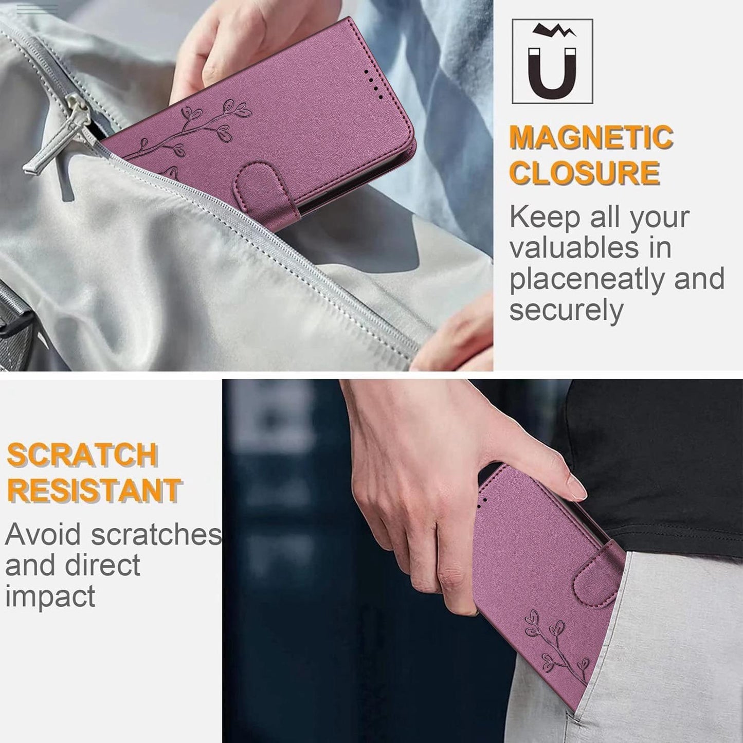 For Xiaomi Poco F8 Ultra 5G / Redmi K90 Pro Max YX0014 Cat Watering Tree Buckle Vegan Leather Phone Case with Lanyard(Purple)
