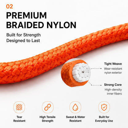 XDcase Mini Self-Locking Finger Ring Phone Lanyard - Orange - EDA009661801A