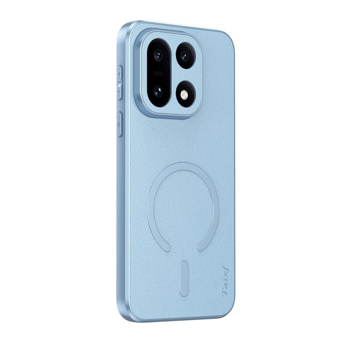 For One Plus 15 Sheepskin Vegan Leather Magnetic Phone Case - Blue - EDA009665401A
