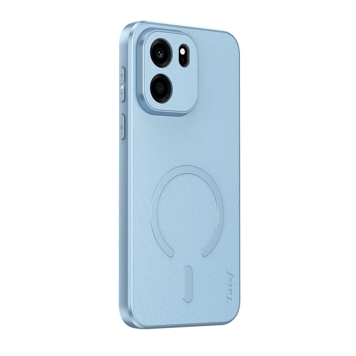 For One Plus Turbo 6V Sheepskin Vegan Leather Magnetic Phone Case - Blue - EDA009665405A