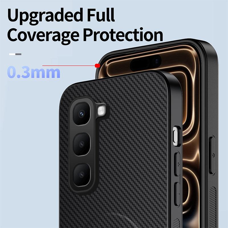 For Infinix Hot 70 WANLONFENG Kickstand Carbon Fiber Texture Magnetic Phone Case - Sapphire Blue - EDA009665508C