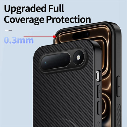 For Tecno Spark 50 5G WANLONFENG Kickstand Carbon Fiber Texture Magnetic Phone Case - Grey - EDA009665801B
