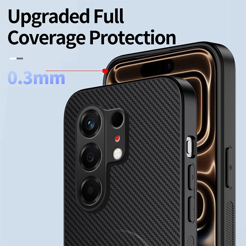 For Tecno Camon 50 4G WANLONFENG Kickstand Carbon Fiber Texture Magnetic Phone Case - Sapphire Blue - EDA009665907C