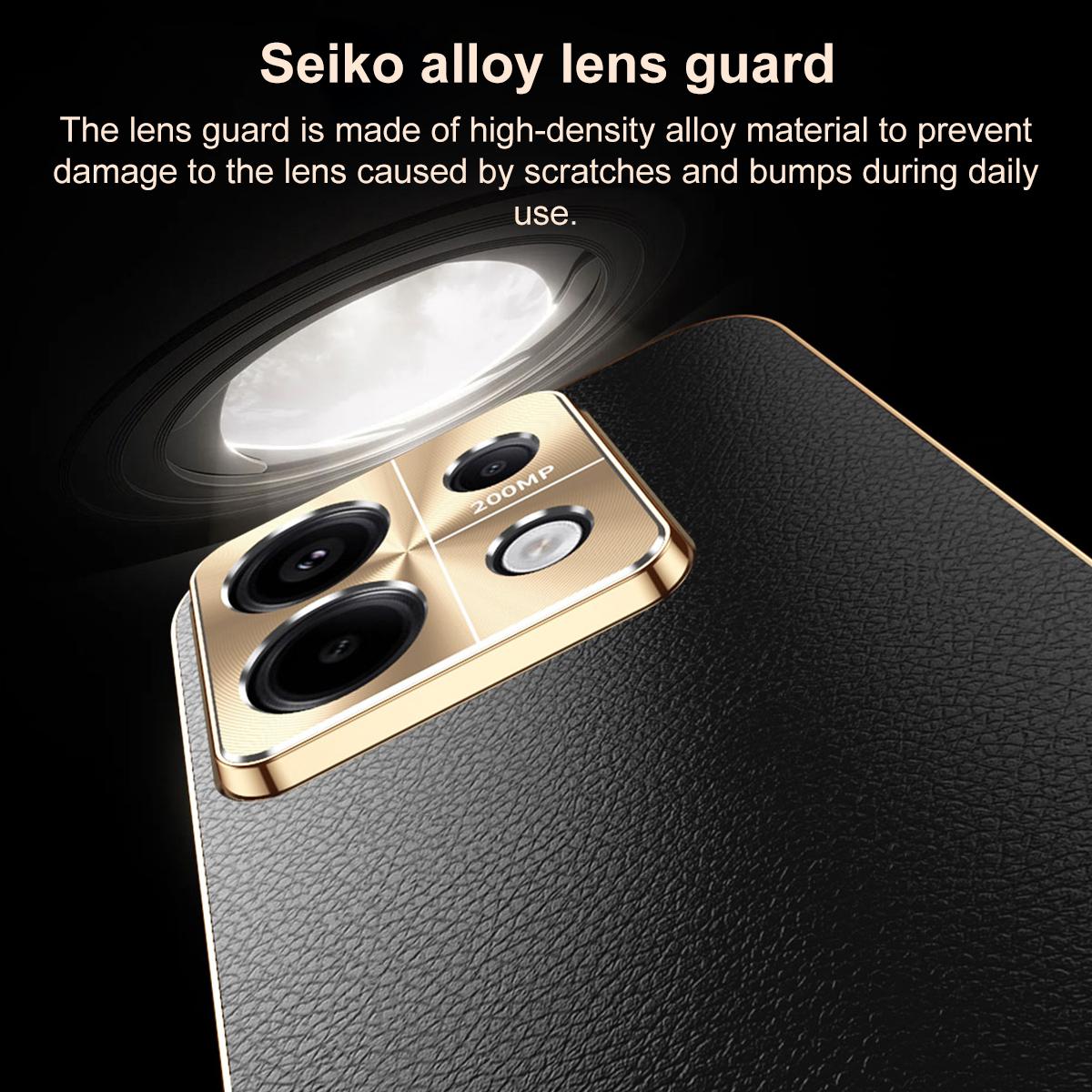 For Redmi Note 13 Electroplated Frame Litchi Texture PC + TPU Vegan Leather Phone Case - Blue - EDA009670710C