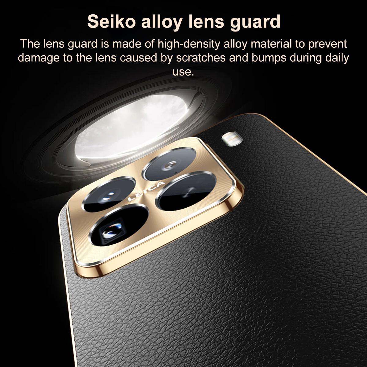 For Xiaomi 15 Electroplated Frame Litchi Texture PC + TPU Vegan Leather Phone Case - Black - EDA009678404A