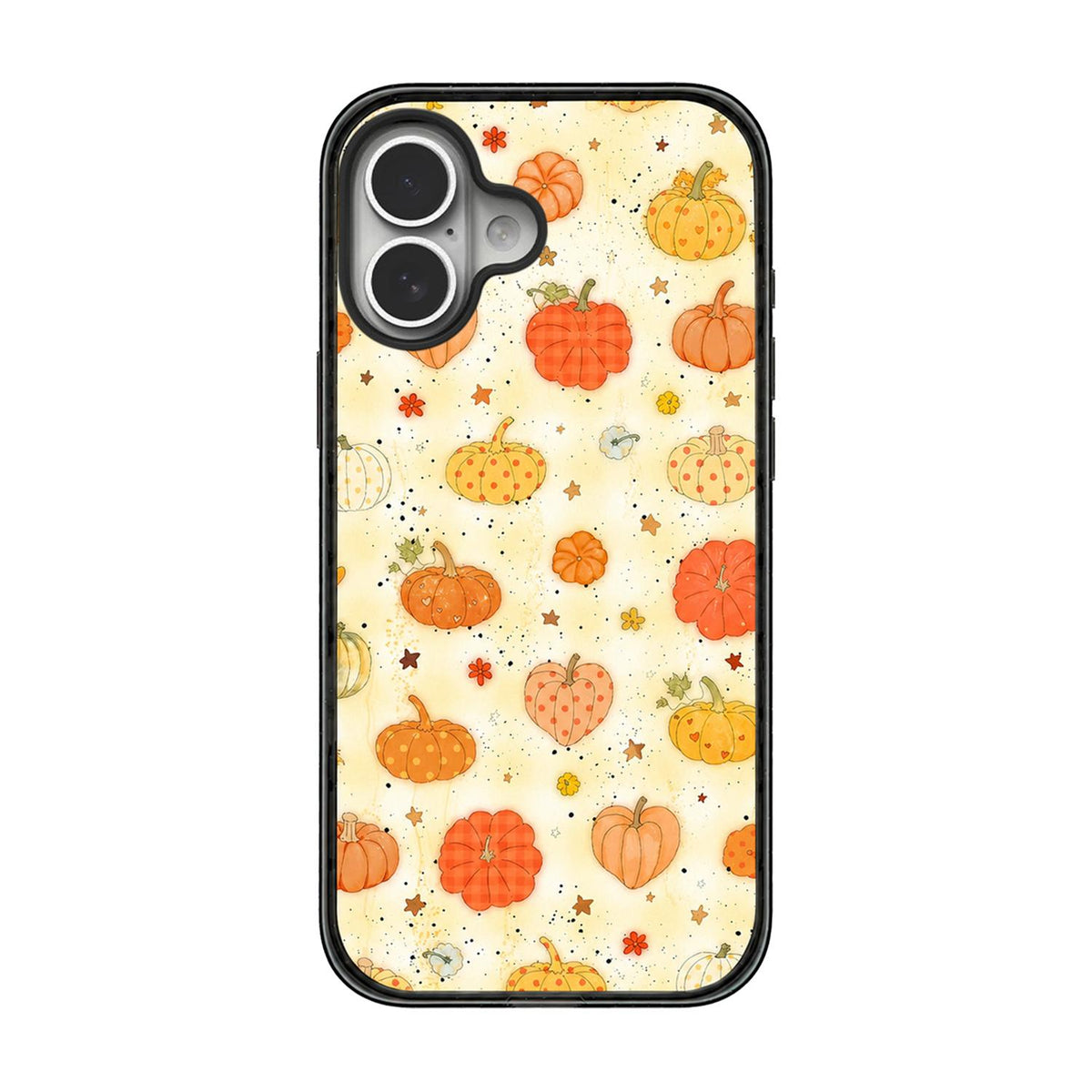 For iPhone 17 Autumn Story Acrylic TPU Phone Case - Multicolored Pumpkin - EDA009678703C