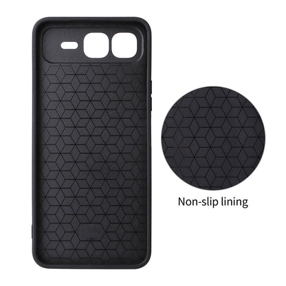 For Infinix Smart 10 Plus 4G Precise Cutout Carbon Fiber Texture Vegan Leather Phone Case - Red - EDA009686605B