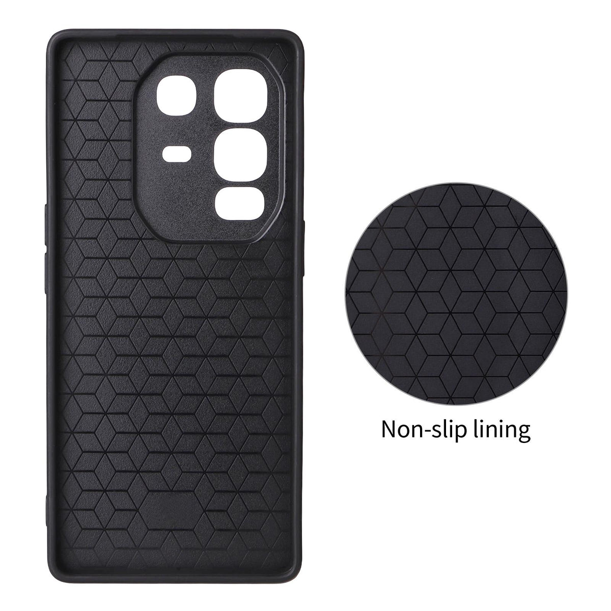 For Infinix Note 50 Pro+ 5G Precise Cutout Carbon Fiber Texture Vegan Leather Phone Case - Orange - EDA009686623A