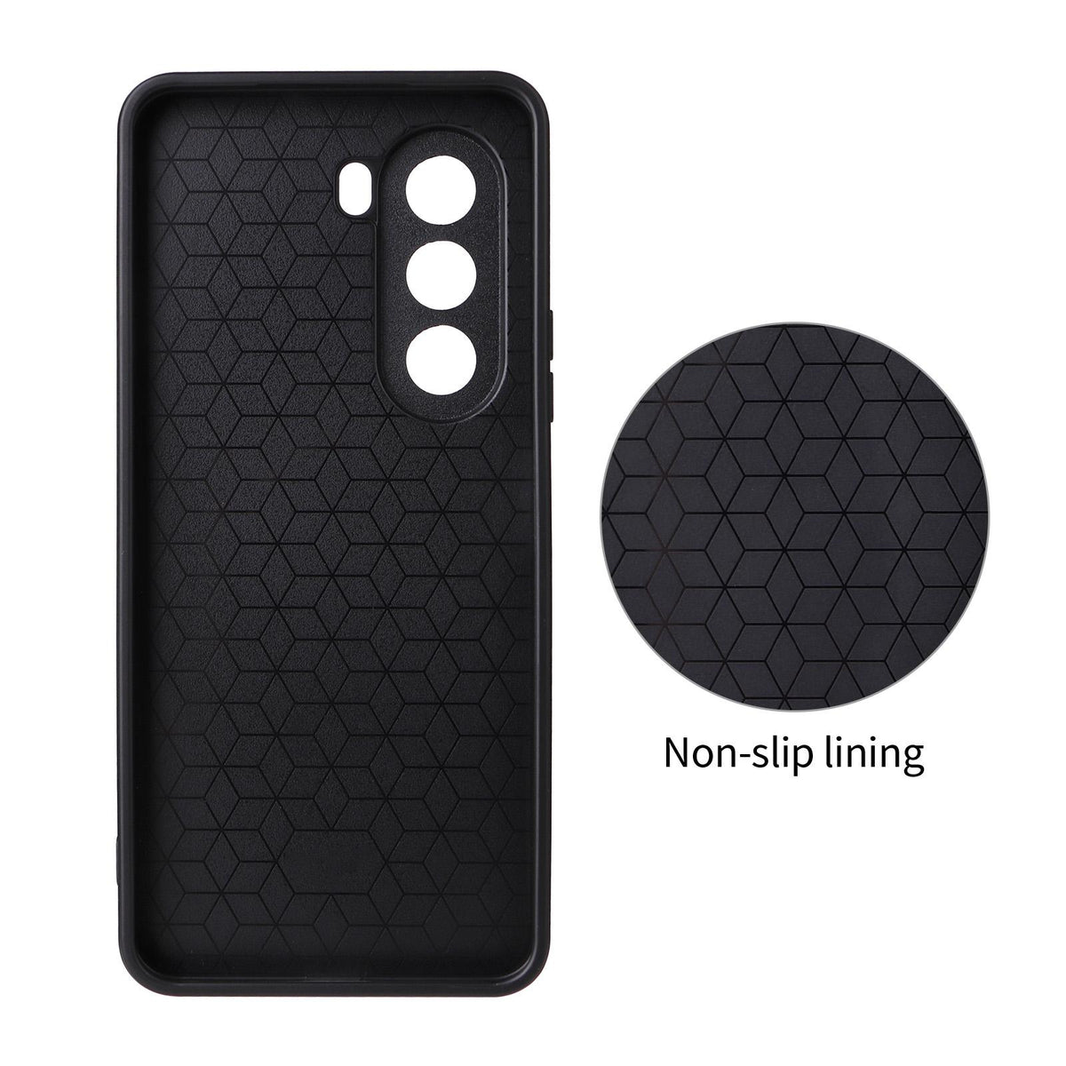 For Realme P4x 5G Precise Cutout Carbon Fiber Texture Vegan Leather Phone Case - Orange - EDA009686705A
