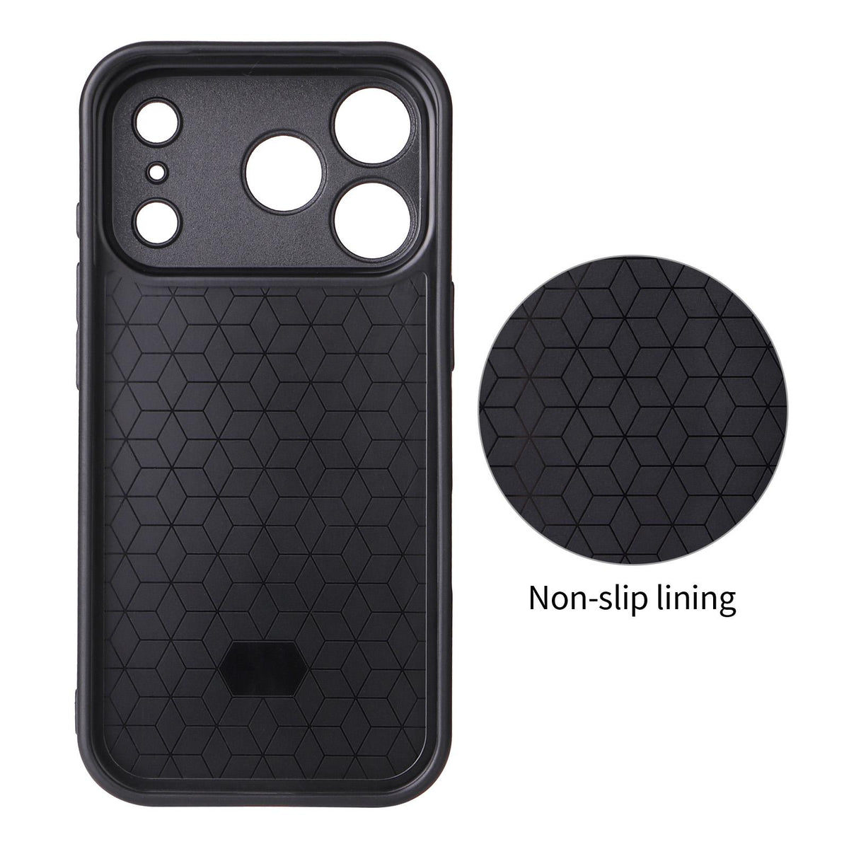For iPhone 17 Pro Precise Cutout Carbon Fiber Texture Vegan Leather Phone Case - Red - EDA009687006B