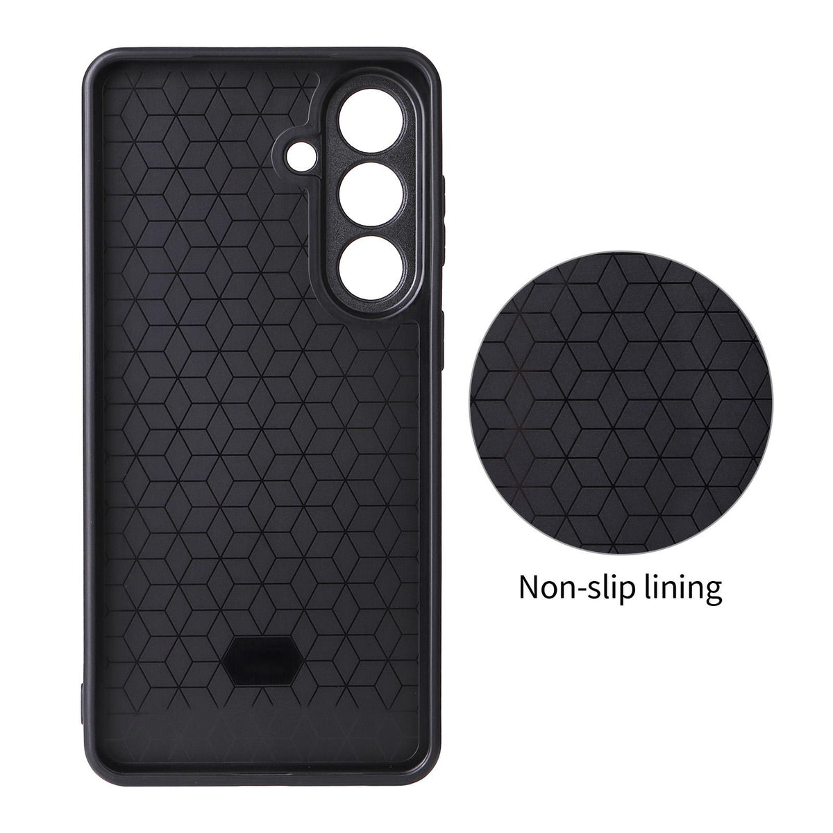 For Galaxy S26+ 5G Precise Cutout Carbon Fiber Texture Vegan Leather Phone Case - Red - EDA009687309B